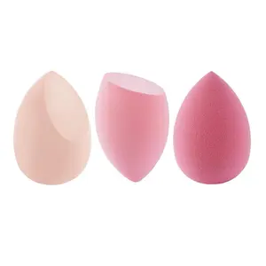 [Random Color] AUROO HAIR Gifts Beauty Sponge Puff Individually Packaged Dual-Use for Dry and Wet Makeup Sponge