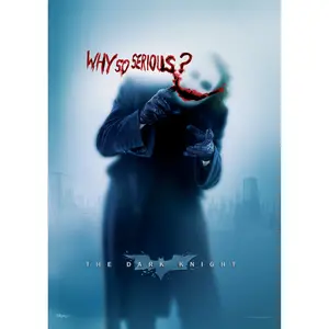 The Dark Knight Trilogy (Why So Serious) MightyPrint™ Wall Art MP17240411