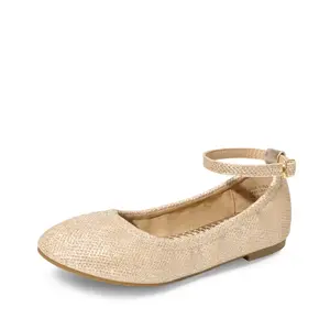 Dream Pairs Girls Dress Shoes Girl's Ballerina Flat Ankle Strap Ballet Flats (Toddler/Little Kid/Big Kid)