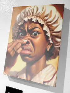 Stank Face Monae. Black Bathroom Poster