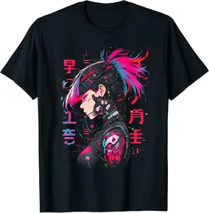 Anime Manga Cyberpunk Aesthetic Techwear Harajuku T-Shirt - Lydiagarcia Shop 58B0C87D1B76