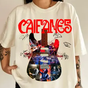 CAIFANES Band T-Shirt, Latin Rock Graphic Tee, Unisex Oversized Streetwear Top, Vintage Rock Fan Merch Womenswear