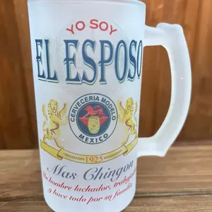 EL ESPOSO MÁS CHINGÓN 16 oz Beer Mug fathers day