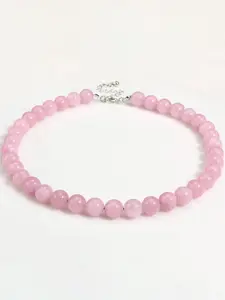 Natural Crystal Beaded Necklace, Quartz Crystals, Gemstones and Crystals, Boho Style Summer Vacation Necklace for Men and Women, Fashion Jewelry for Party, Daily Decor, Trendy All-match & Exquisite Jewelry for Birthday Gift