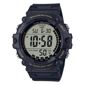 Casio Men's Oversized Digital Sport Watch with Black Dial - AE-1500WHX-1AVCF