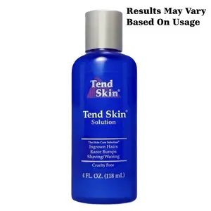Tend Skin 4 oz Liquid Solution - Men's Post-Razor Burn Relief, Facial Cleansing,  Aftershave Body Care Cosmetic Smoother Cleanser Wax Wax