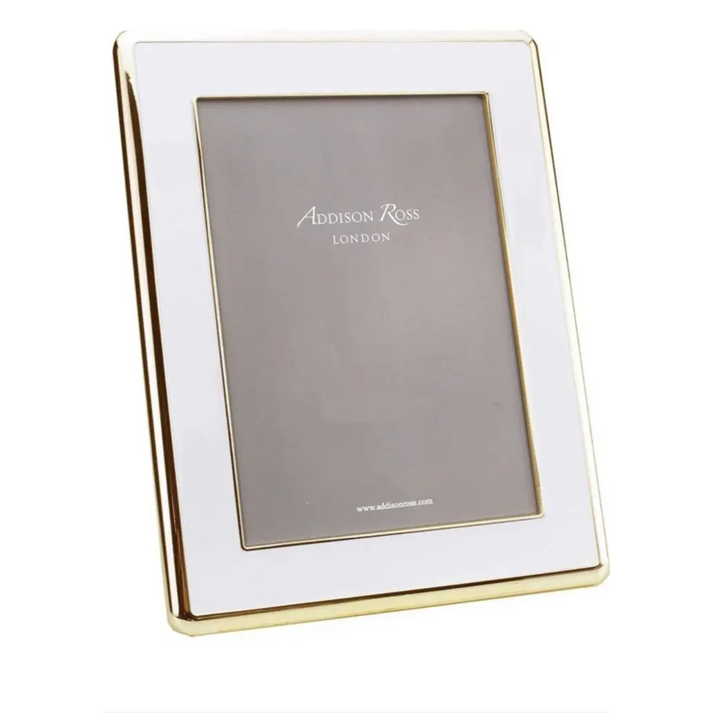 White and Gold Frame 4x6
