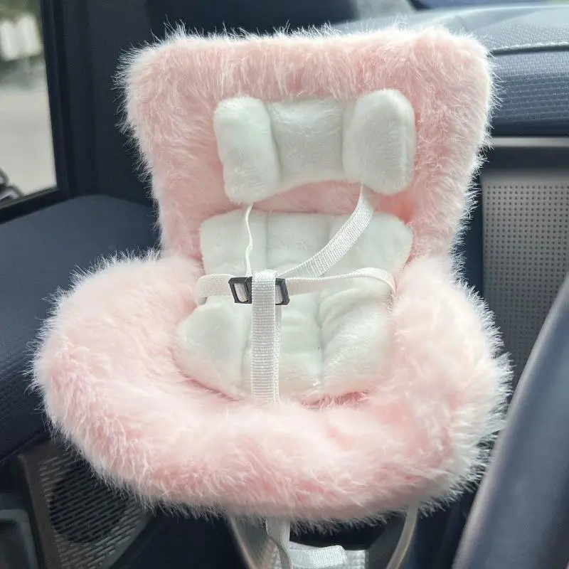 Car Doll Safety Seat for Labubu Cartoon Chair Model for Labubu Car Seat Outlet Decor for Labubu Doll Car Interior Styling
