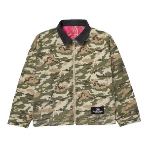 Ryoko Rain Reversible Duck Work Camo Jacket