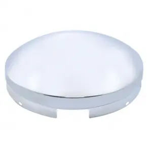 United Pacific 10103 – 4 Even Notched Chrome Dome Front Hubcap