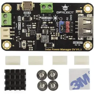 900mA MPPT Solar Panel Controller - Solar Power Manager Module for 5V Solar Panel - Support Solar and USB Charging