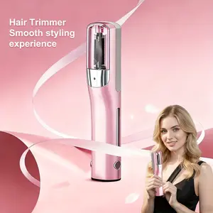 Wireless hair clipper, Cordless hair trimmer, women's split hair clipper, wireless automatic split hair removal device, USB rechargeable portable, used for damaged hair care, removing split and broken hair, Valentine's Day gift