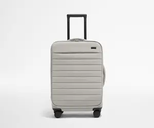 The Softside Bigger Carry-On in Cloud Gray