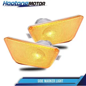 CROSSDESIGN Front Bumper Mounted Side Marker Blinker Light Assembly, 1 Pair LH RH for Chevy Cruze, Car Accessories, Blinker Lights
