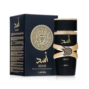 Lattafa Perfumes Asad for Unisex Eau de Parfum Spray, 3.4 Ounce