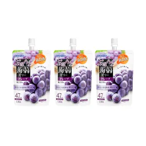 ORIHIRO Konjac Jelly Drink - Grape Flavor, Low Calorie, Fat-Free, 3-Pack Value Bundle