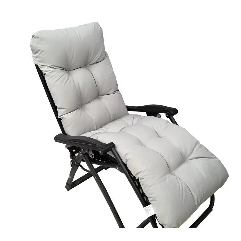 65x20.9 inch Soft Thicken Recliner Chair Pad Waterproof Sunproof High-Back Patio Cushion with Tie for Chairs Pool