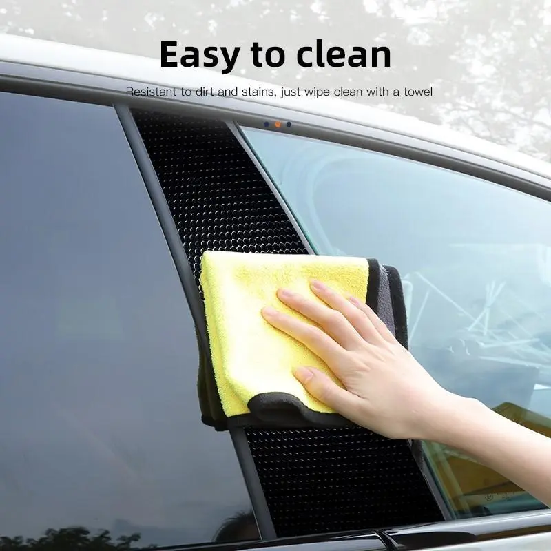 2Pcs Car Center Pillar Sticker Auto B Pillars Protective Film For Honda Civic Accord Jazz Fit CRV Odyssey City Pilot Vezel