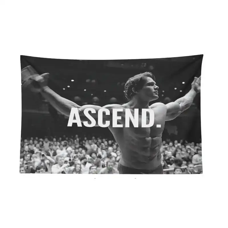 Clavicular Ascend Flag Iconic Moment Wall Flag - Celebrate Sports History with Teamwork Excellence and Collaboration Tribute Decor Tapestry Wall Hanging Bedroom Dorm Wall AthleteFlags Athlete Flags Durable Decorative Tapestry