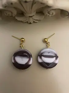 Cappuccino Swirl Earrings