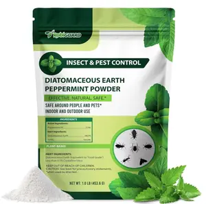 Diatomaceous Earth Food Grade & Peppermint Powder for Crawling Insect and Pest Control – 1 lb
