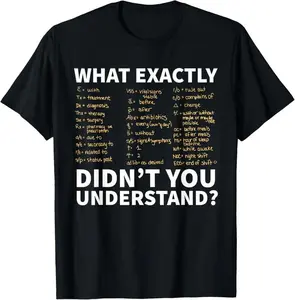 100% Cotton Nurse Shorthand Shirt, Nurse or Nursing Student T-Shirt T-Shirt