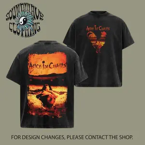 Retro Vintage Alice In Chains T Shirt Dirt Album , Alice In Chains T-shirt & Hoodie , Washed Oversized T-Shirt , Rock Band Shirt, Retro Music Tee, Rock Music Lover Shirt, Vintage Band Shirts Casual Fabric Fit Top , Top Men's and Women's Clothing