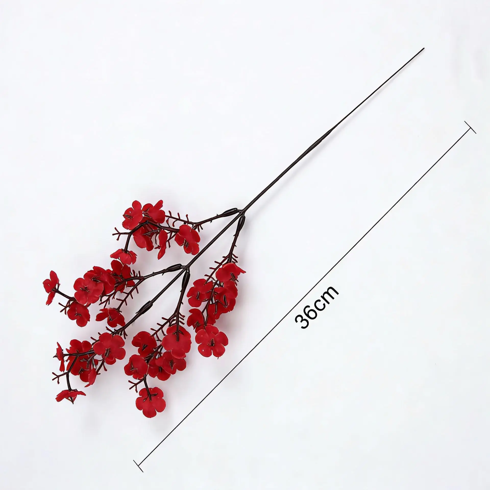 Small floral pattern with red stars