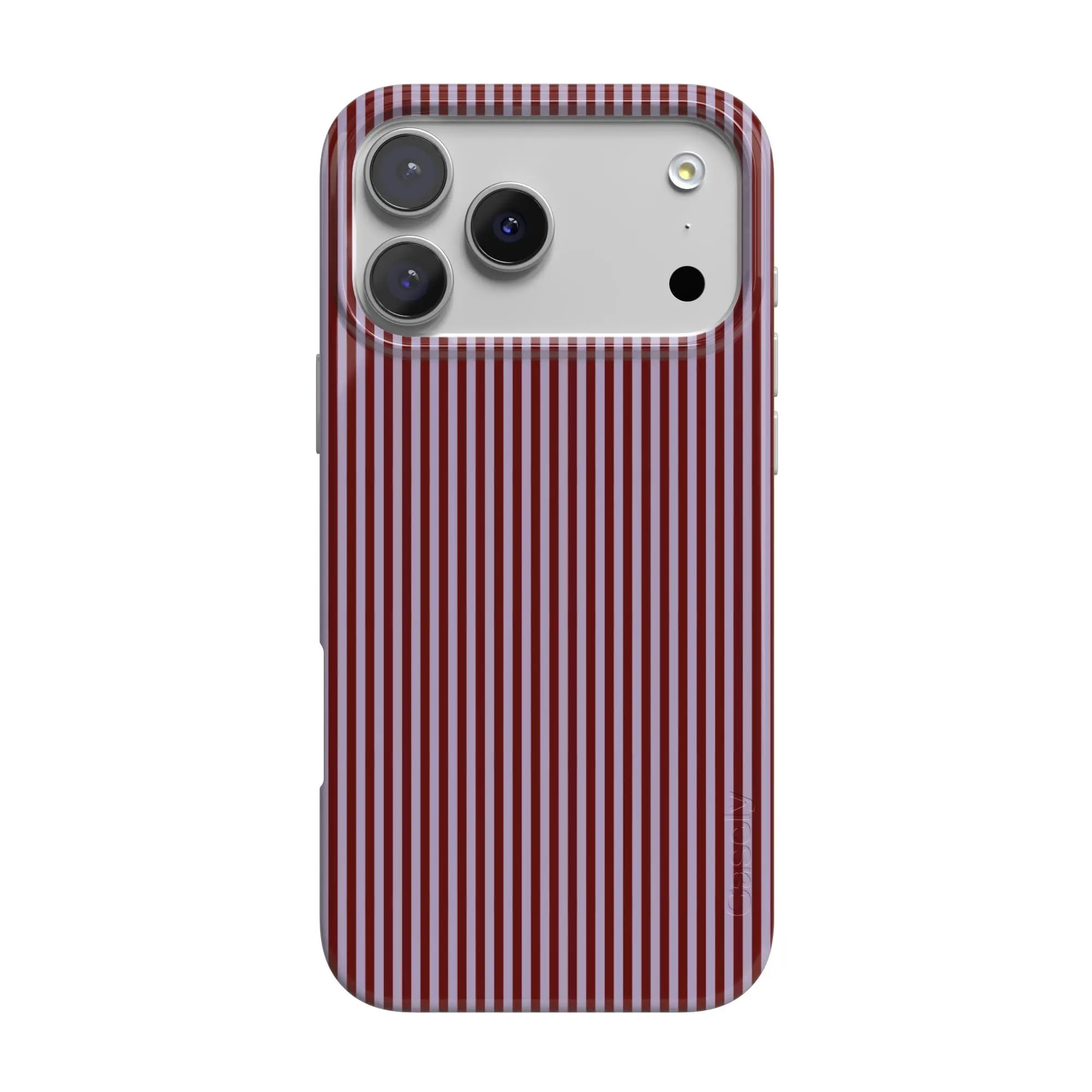 Casely iPhone 17 Pro Case | Stripes and the City | Tiny Pinstripe | Compatible with MagSafe | Classic Ultra Thin Design