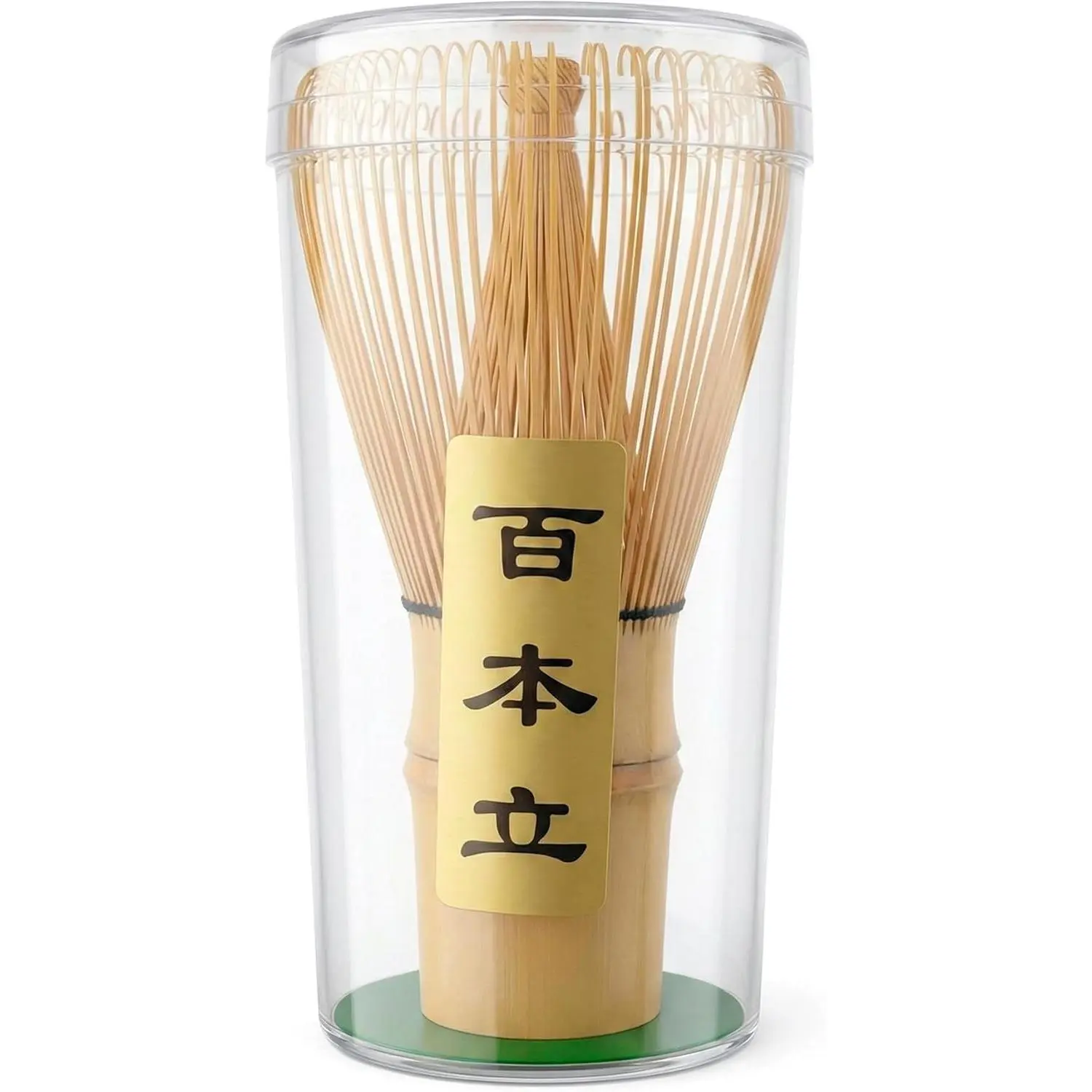 Matcha Whisk Set (Chasen) – Traditional Bamboo Whisk for Matcha Tea Ceremony – Handcrafted 100-Prong Chasen for Smooth, Creamy Foam – Authentic Tools & Accessories