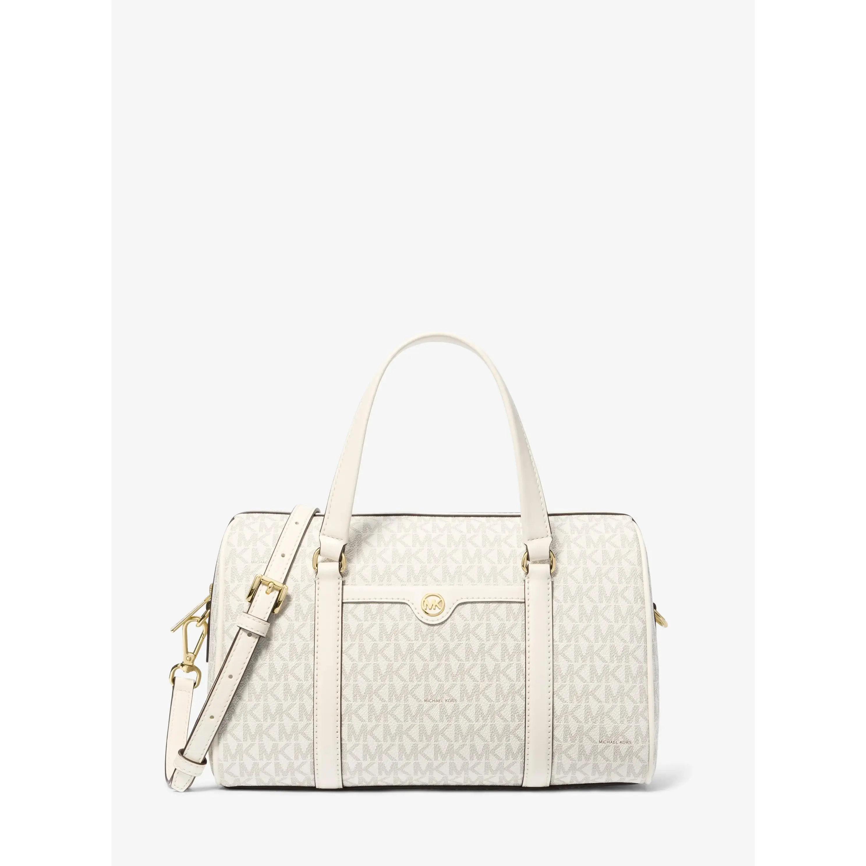 Jet Set Travel Medium Signature Logo Duffel Crossbody Bag