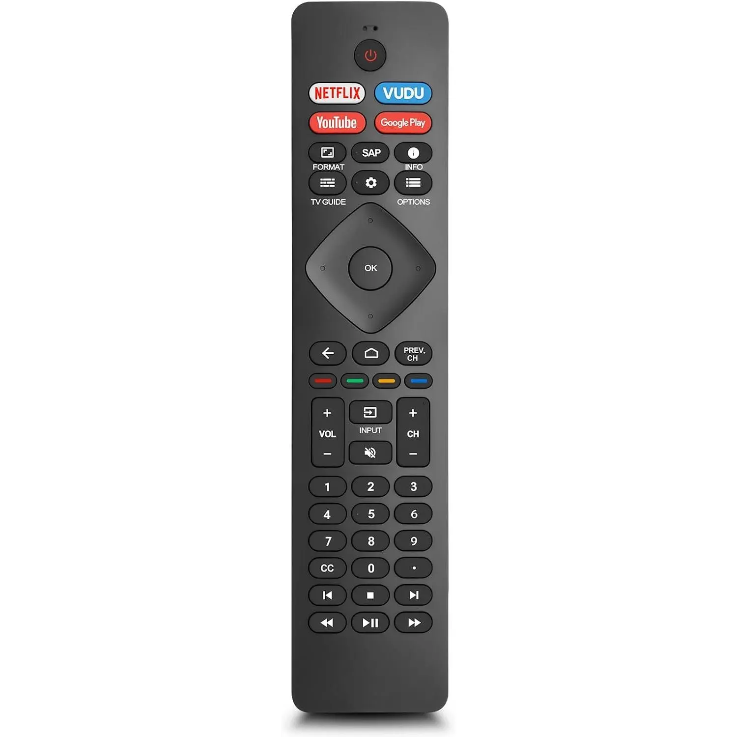 Replacement for Philips Smart TV Remote Control |   Universal for Philips 4K UHD Android Smart TVs