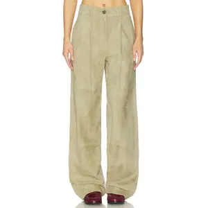 SRG Kiwi Suede Trouser in Sage Green