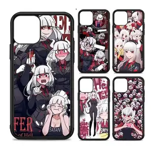 Helltaker Phone case, Game girl, Lucy beelzebub Gamer Merch, Best Gift Fit for iphone X, 11, 12, 13, 14, 15, 16 pro max