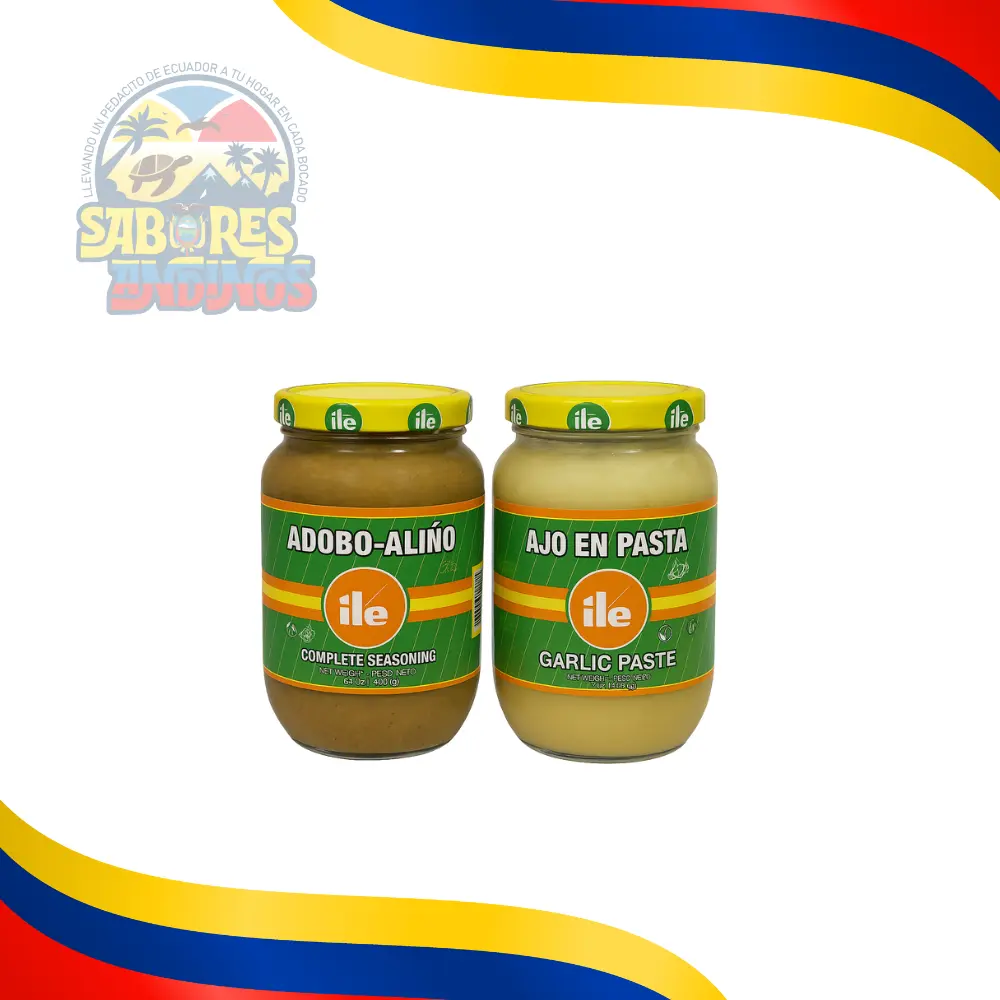 ADOBO ALINEO Y AJO EN PASTA ILE PACK 2