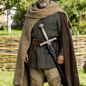 Middle Ages Knight Sword Sheath Leather Belt Set for Halloween Viking Warrior Costume Cosplay, Medieval Sword Holster Accessories