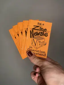 Be a Zine Newsie in Operation Newsstand Zine