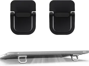 2Pcs Keyboard Riser Self-Adhesive Mini Portable Laptop Stand Foldable Portable Computer Self Adhesive Keyboard Riser