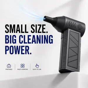 Multi-scene Duster 3-Piece Set, Portable Blower for Car, Home, Desk & Keyboard Daily Dust Cleaning