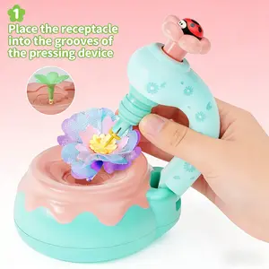DIY Flower Pressing Machine for Kids, Creative Craft Toy, Educational Gift, Perfect for Day, Birthday, Valentine's Day