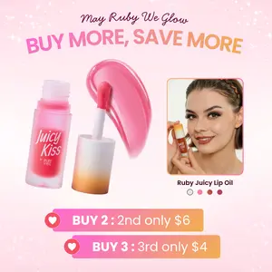 [RUBY VIBE CO] Juicy Lip Oil - Luxurious Silken Formula for High-Shine, Hydrated Lips - Perfect for Everyday Wear & Professional Artistry