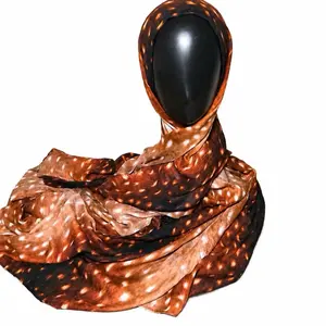 Deer print modal hijab