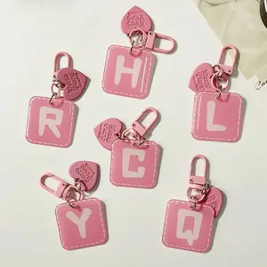 A-Z Initial Letter Phone Charm, Cute Beaded Keychain, Personalized Bag Charm, Anti-Lost Phone Lanyard, Aesthetic Y2K Accessories for Women Girls