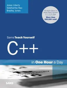 USED Book - Sams Teach Yourself C++ in One Hour a Day by Jesse Liberty (Paperback) - english