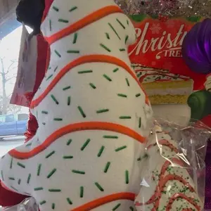 Christmas Tree Cake Scented Pillow by Differently Normal Snack Cake