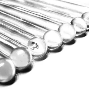 Cocktail Stirring Sticks Clear Drink Stirrers Home or Bar Party 12 Piece Set