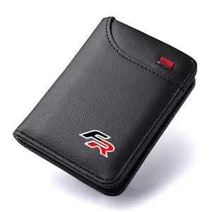PU Leather Car Driving Document Bag, Travel Document Holder, ID Passport Card Wallet, Card Pouch for Seat Leon Fr Fr+, Cupra, Ibiza, Altea, Exeo, Formula, Racing, Alhambra, Arona