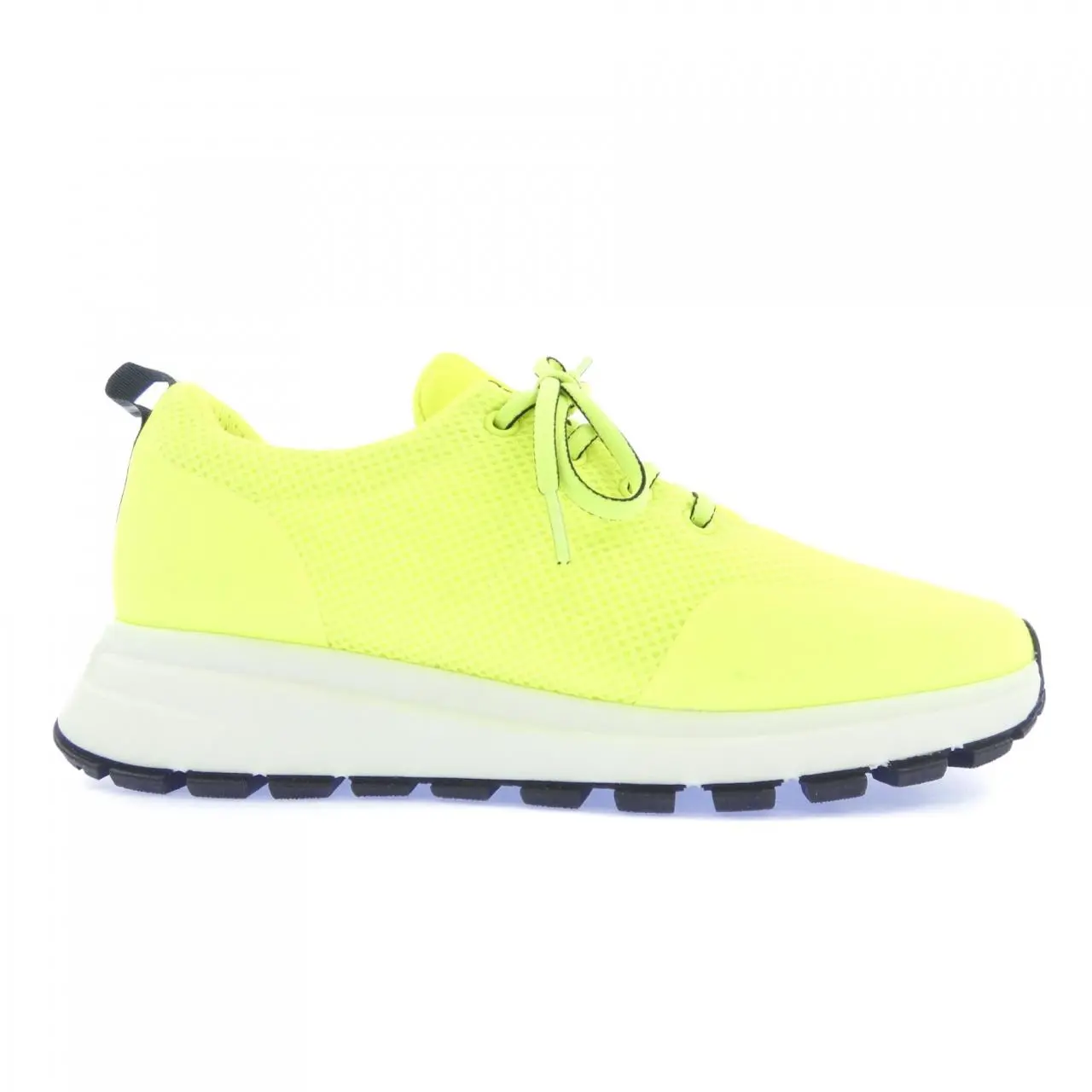 Pre-owned PRADA Rubber Small Leather Goods SPORT MESH TRAINER Sneakers