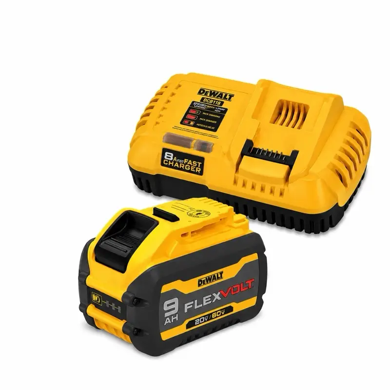 DEWALT 20V/60V MAX FLEXVOLT Lithium-Ion 9.0Ah Battery and Charger Starter Kit for Tool, Hardware, Power Tool Accessories