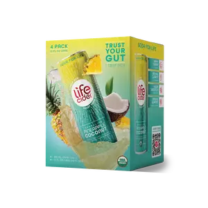 NEW - Pineapple Coconut Life Cider Original 4-Pack
